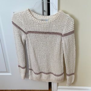 Loft Cream & Multicolored Sweater